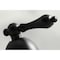 Kingston Brass KS3960AL 8" Widespread Bathroom Faucet, Matte Black KS3960AL - alternate 2